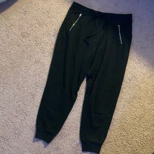 Hollister black joggers